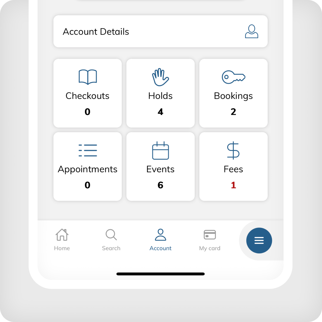 image of a branch opening hours and map on the connect app