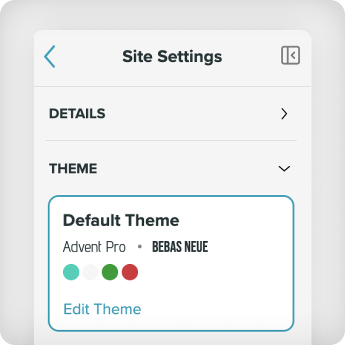 selecting widgets screenshot