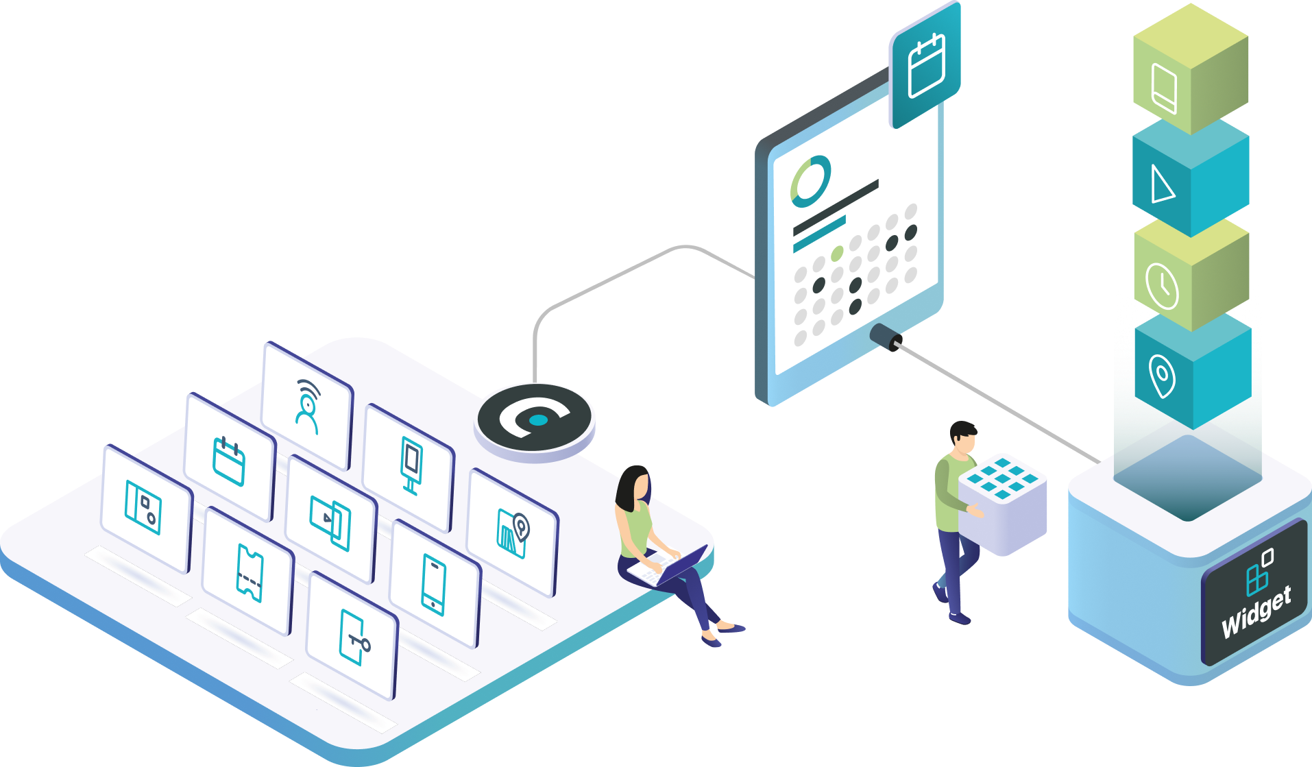 artistic representation of building mini applications