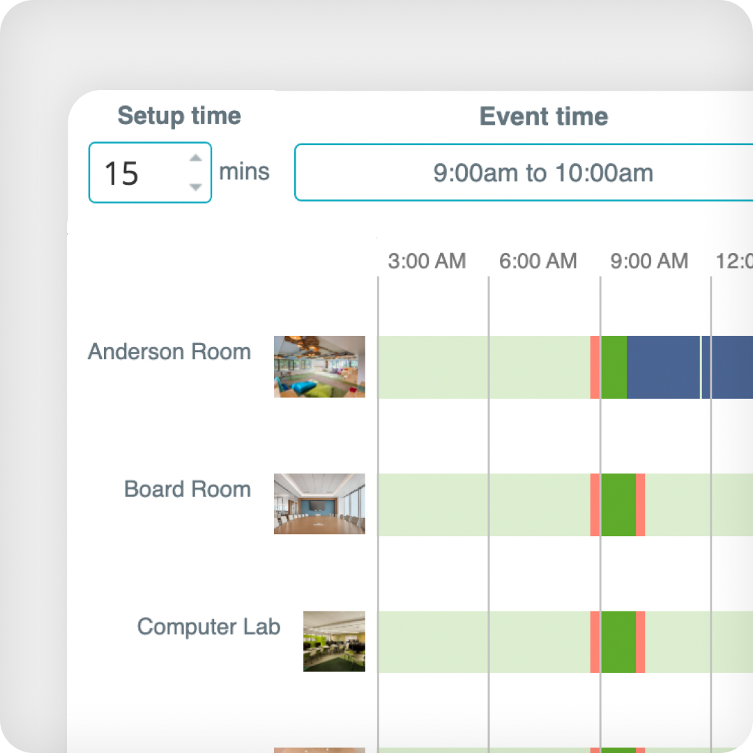 Image of selection of available room layouts