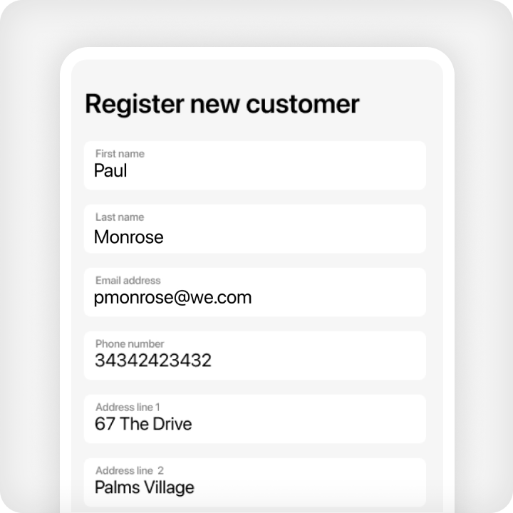 image of roam home screen on a device